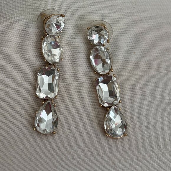 BaubleBar Mixed Stone Statement Earrings - Picture 1 of 1